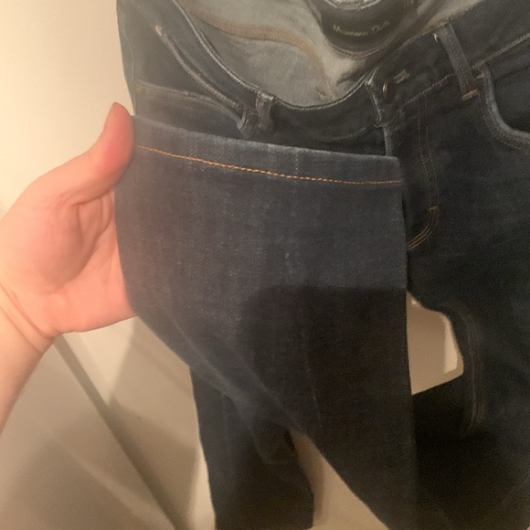 Extremely Elegant Dark Blue Slim Jeans from Massimo Duti SZ 31 🔥 - Picture 6 of 8